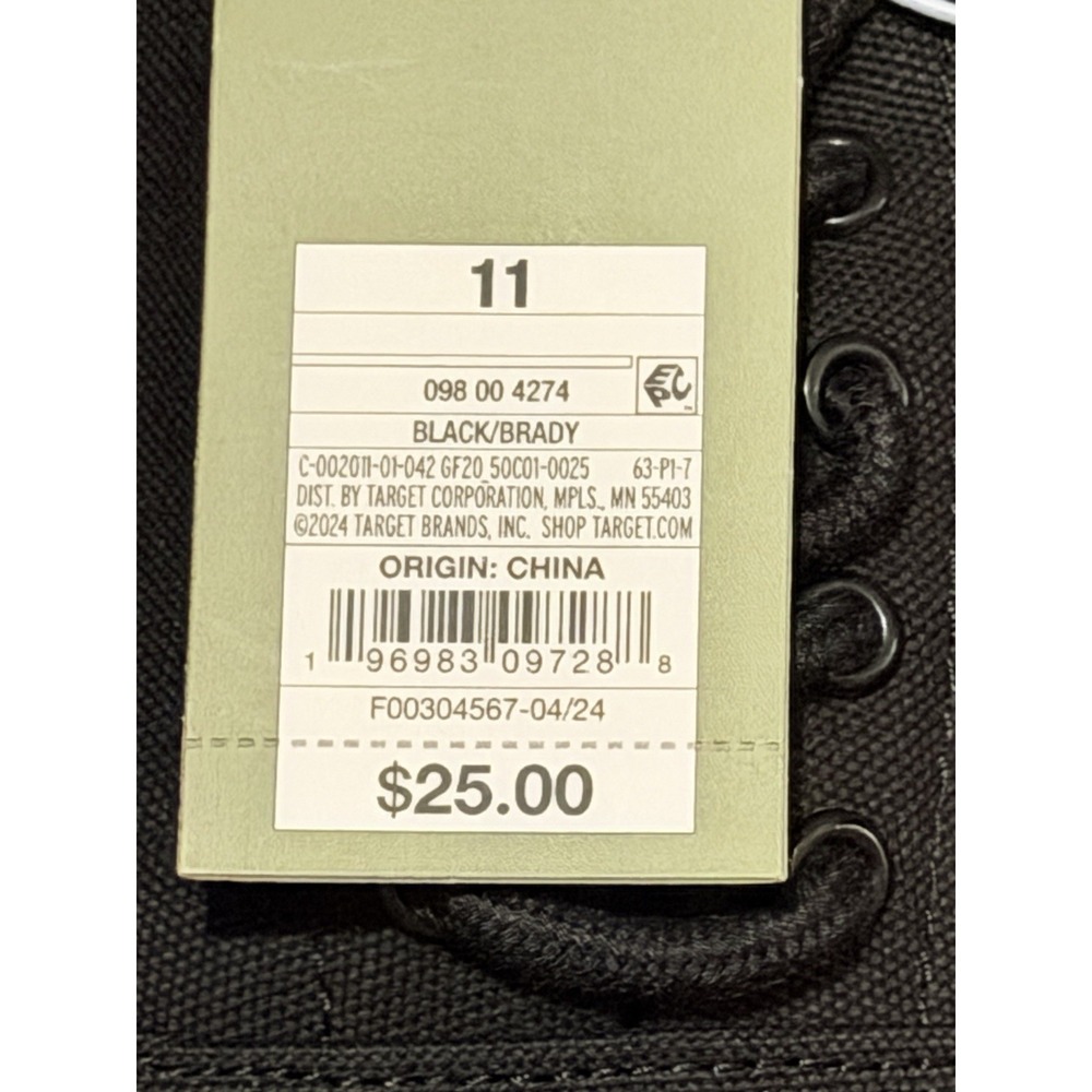 NWT Men's Black Size 11 Goodfellow Shoes (3088) - Picture 2 of 7